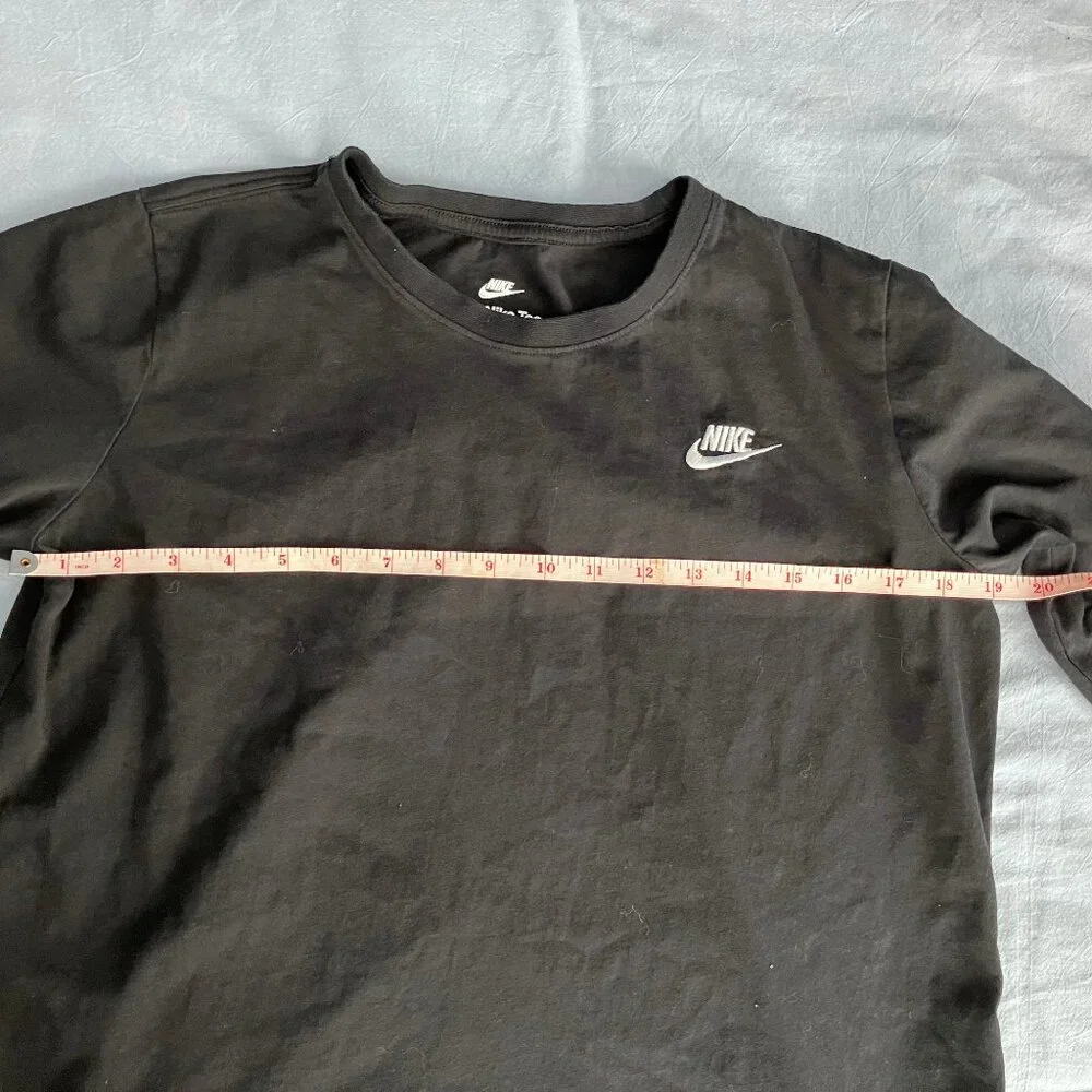 Women's Black Nike Sportswear LONG SLEEVE Tee Size Large - Picture 4 of 5